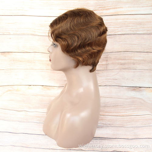 30# color hair wig making machine , frontal small lace wig machine made